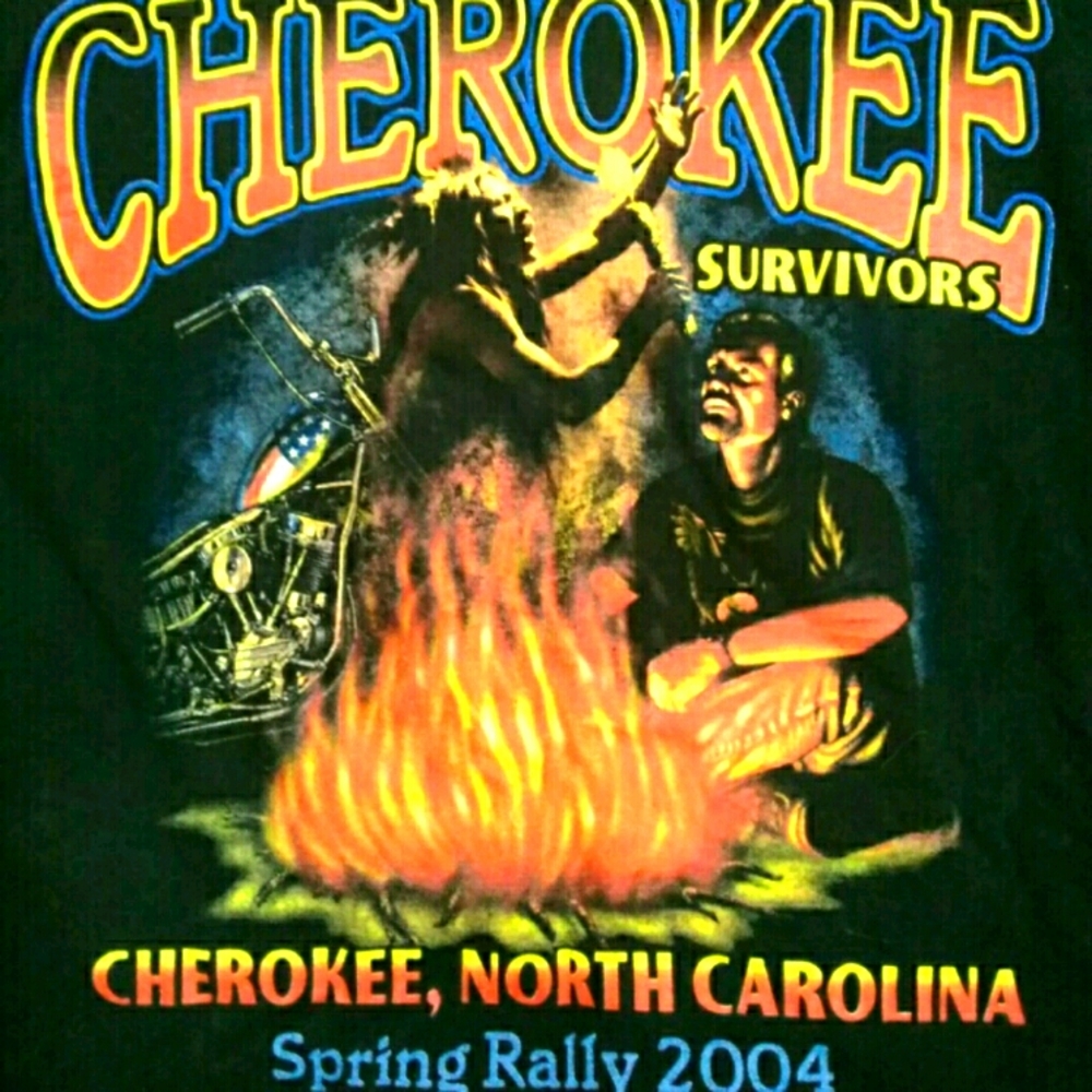 Cherokee Survivors 2004 Spring Rally Tee M